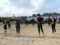 Trening siatkówki plażowej w Hydro